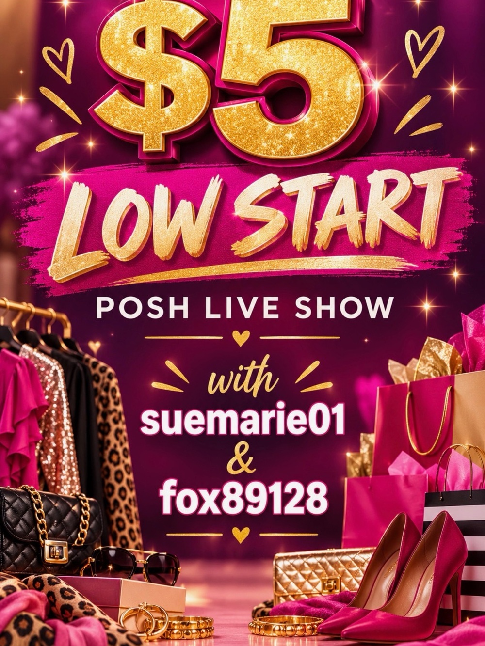 Posh live Show with suemarie01 and fox89128